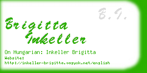 brigitta inkeller business card